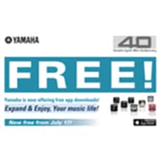 Yamaha ofrece descargas de aplicaciones gratuitas