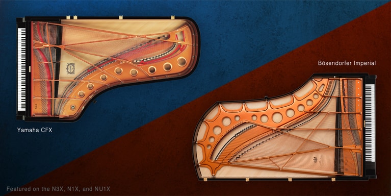 Photo The AvantGrand features two legendary concert grands in one hybrid piano