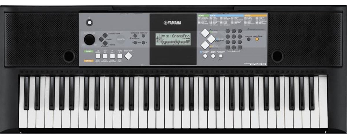 PSR-E233 - Características portátiles - Teclados - Instrumentos musicales - Productos - Yamaha México