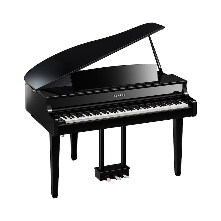 Diagonal side view of the Yamaha Clavinova CLP-865GP