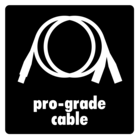 Salida estéreo limpia con el cable breakout profesional incluido.