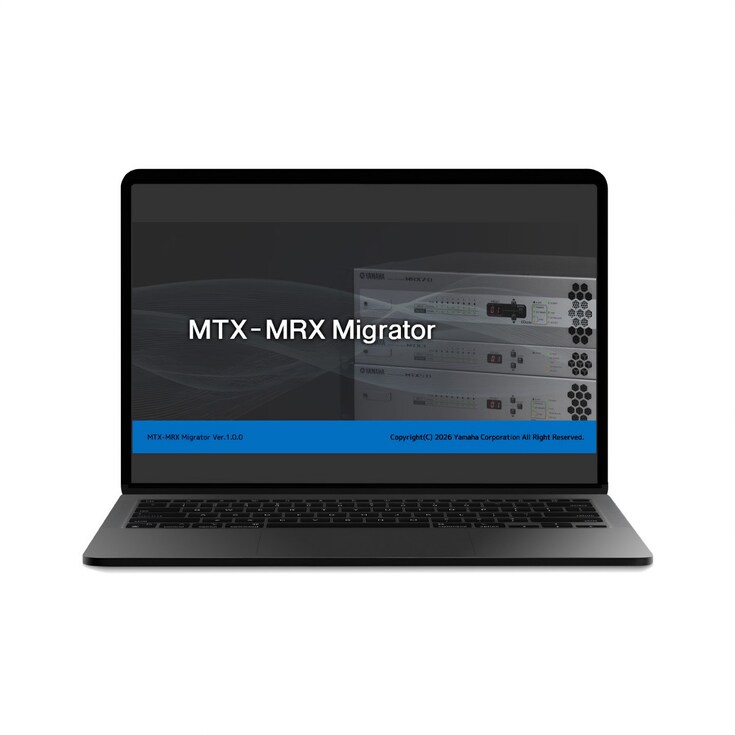 Software de edición Yamaha MTX-MRX Migrator