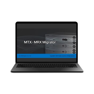 Software de edición Yamaha MTX-MRX Migrator