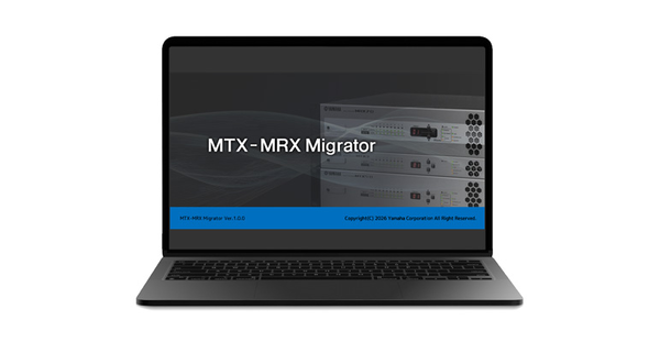 Software de edición Yamaha MTX-MRX Migrator