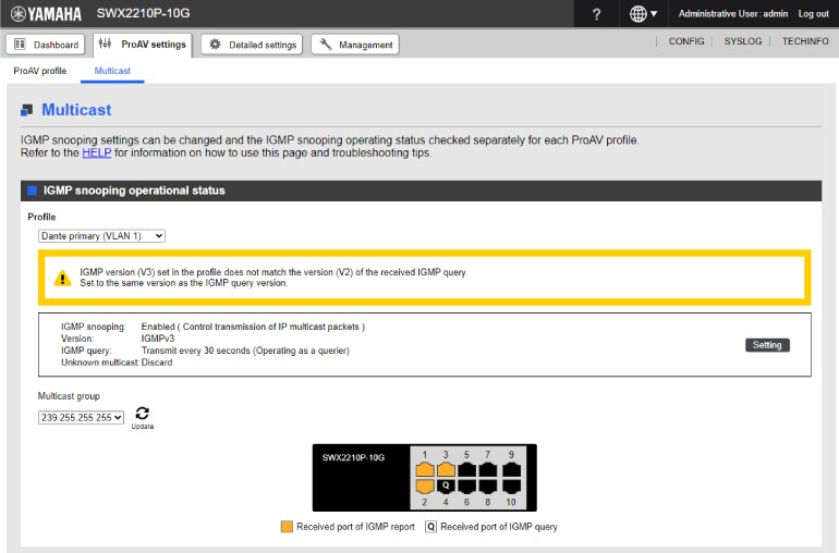 Yamaha SWX2210P-10G: One-click Optimization