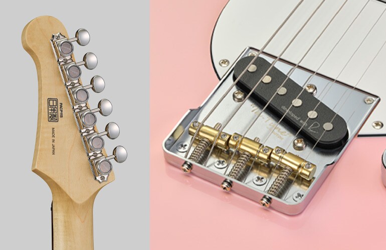 Foto en primer plano de los herrajes de la Pacifica SC Professional