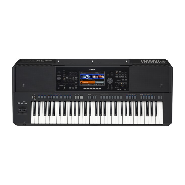 Vista superior de la estación de trabajo de arreglos Yamaha PSR-SX720+