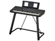 Estación de trabajo de arreglos Yamaha PSR-SX720+ montada sobre el soporte para teclado Yamaha L-7B