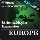 Europa (Paquete de expansión preinstalado: Datos compatibles con Yamaha Expansion Manager)