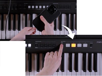 Imagen de característica de Quick Sampling del PSR-E583