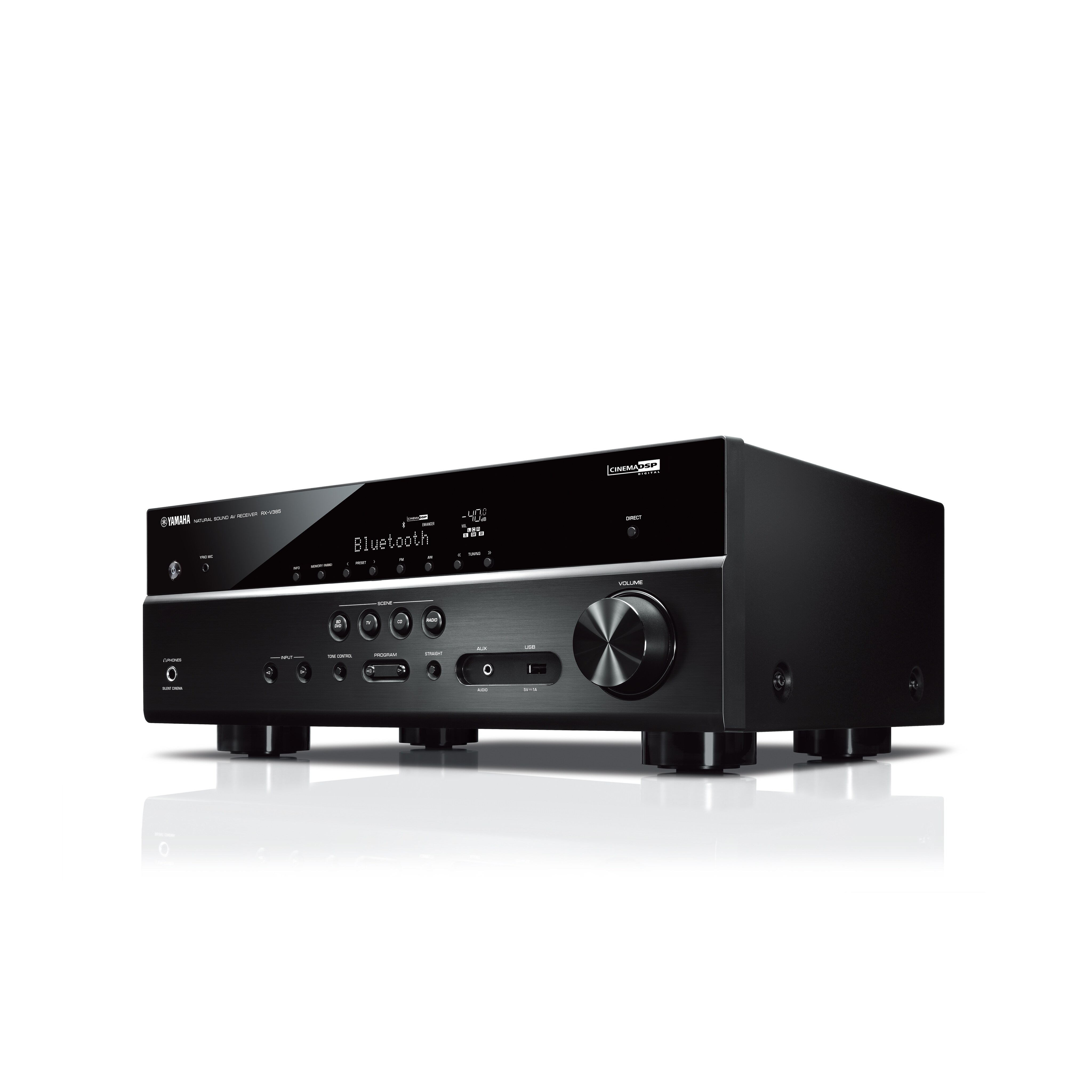 アンプ YAMAHA RX-V385 RX-V385 - Especificaciones - AV Receivers - Productos - Audio para