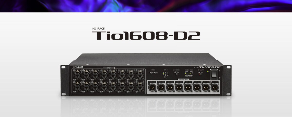 Tio1608-D2 - Descripción - Inferfaces - Productos - Audio - Yamaha