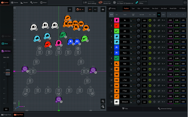 Yamaha Sound xR Image: Mezcla espacial con AFC Image Controller