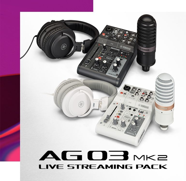 Yamaha Live Streaming Pack AG03MK2 LSPK
