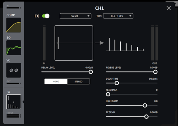 FX (REVERBERACIÓN, DELAY)
