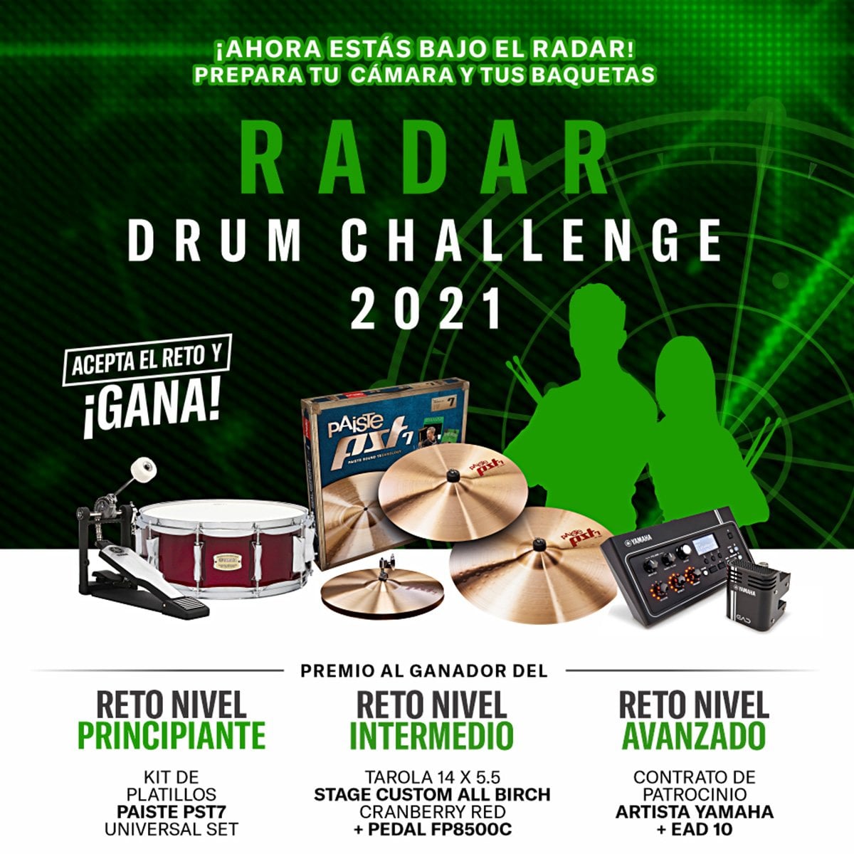 Participa en Radar Drum Challenge 2021