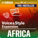 Africa (Paquete de expansión pre-instalado, datos compatibles con Yamaha Expansion Manager)