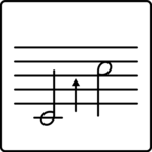 Ícono de Octave Shift/Transpose