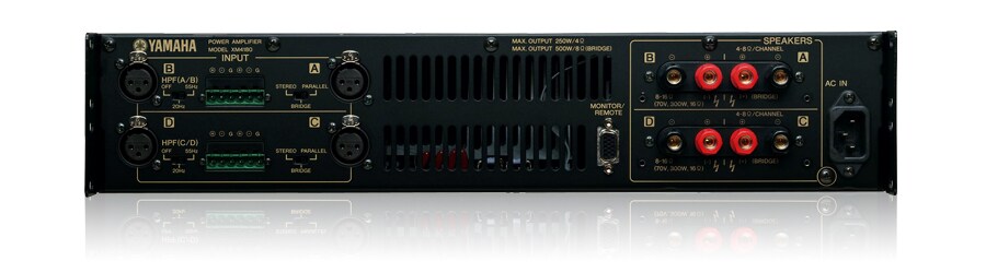 Serie XM - Descripción - Amplificadores de potencia - Productos