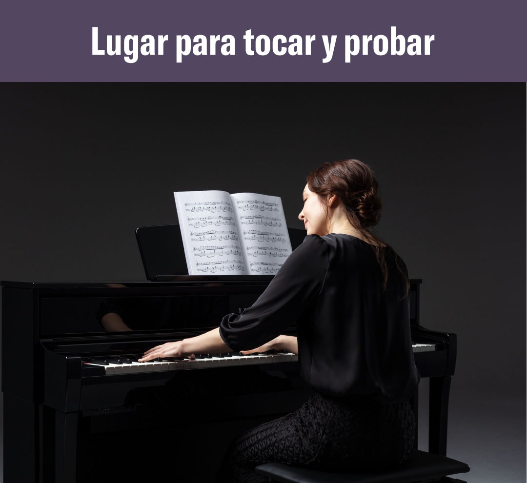 Lugar para tocar y probar