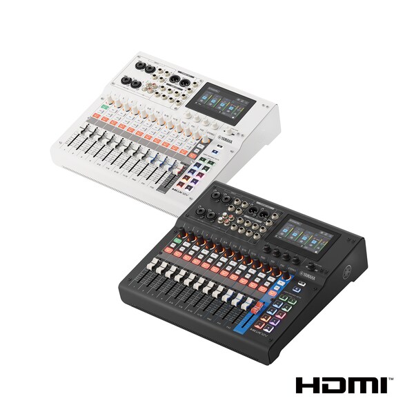 Consola de mezcla digital de 18 canales con interfaz de video Yamaha MGX12V