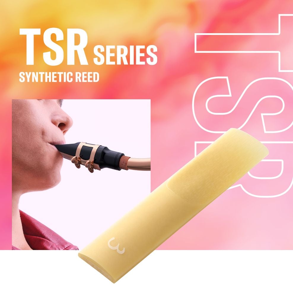 Cañas sintéticas de la serie TSR para saxofón tenor