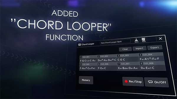 Función Looper de acordes