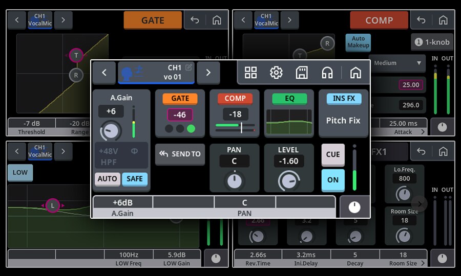 Yamaha URX44: Herramientas creativas
