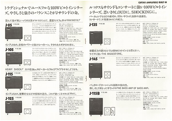 Amplificadores de guitarra serie J