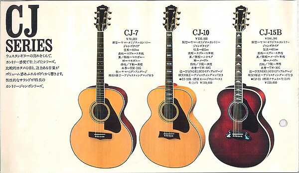 Guitarras acústicas serie CJ