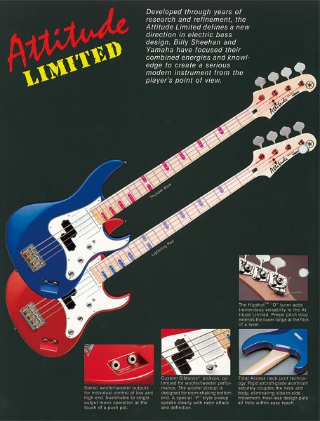 Modelo Attitude Limited Billy Sheehan Signature