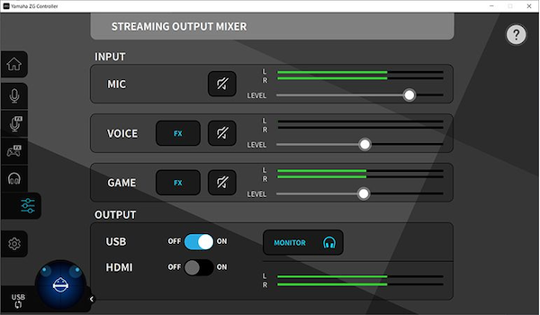 STREAMING OUTPUT MIXER (mezcladora de salida del streaming)